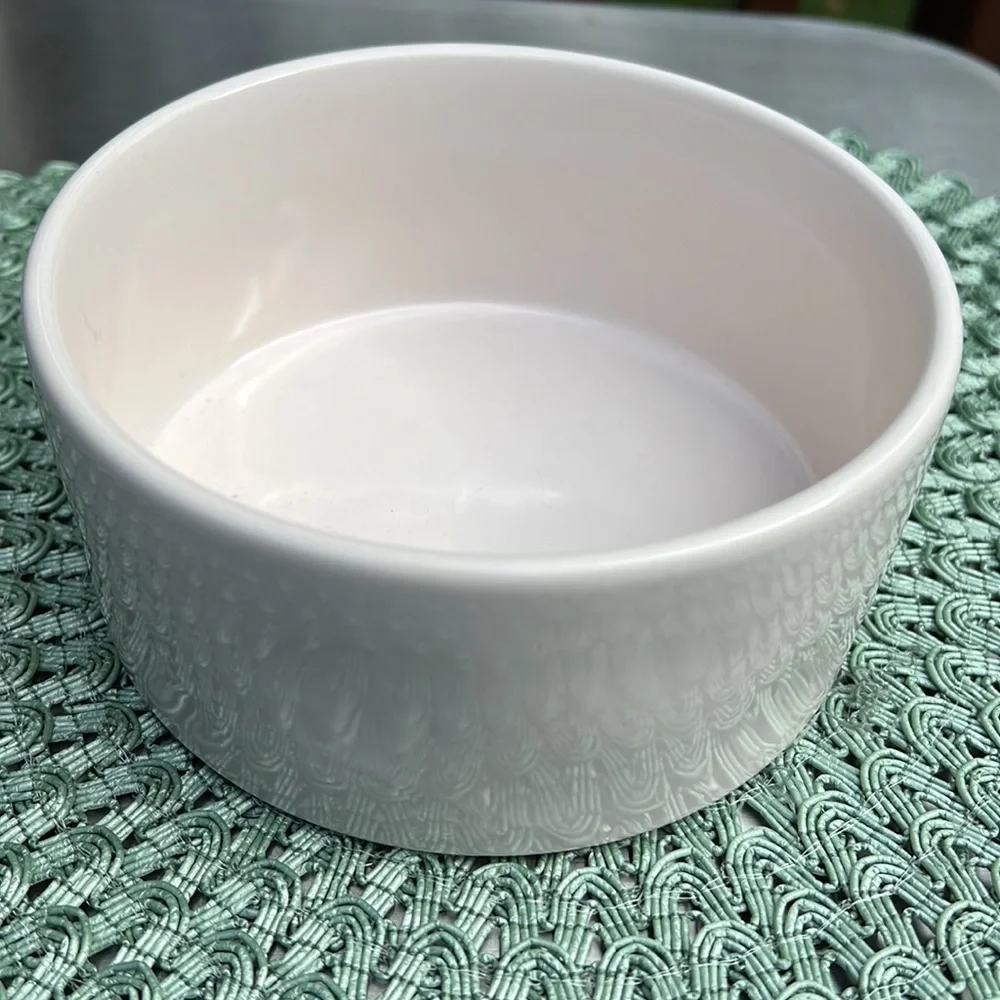 New Rae Dunn COCKER SPANIEL Dog water 💦 or food bowel. Approx 6” Diameter